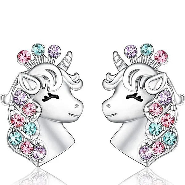 Boucles d’Oreilles Licorne Fille Princesse