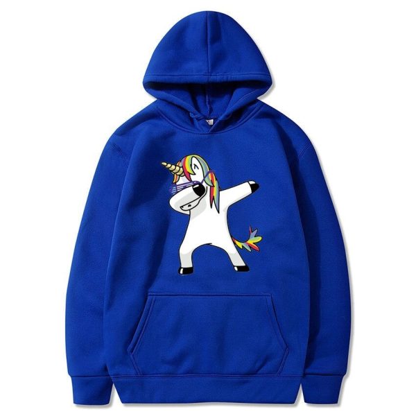 Pull Licorne Adulte Unisexe Bleu