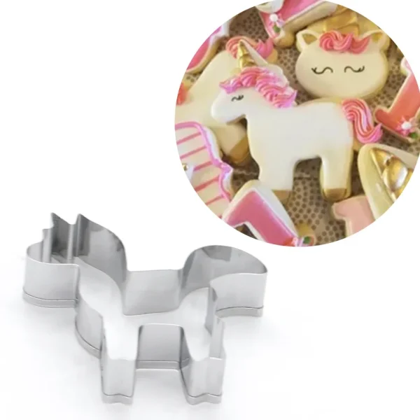 emporte-pièce licorne en acier inoxydable