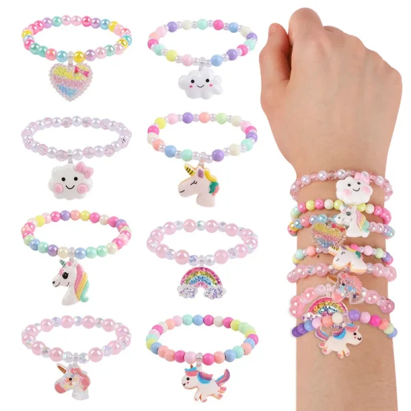 bracelet licorne coloré
