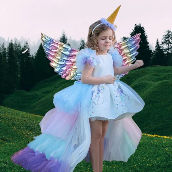 robe licorne fille princesse