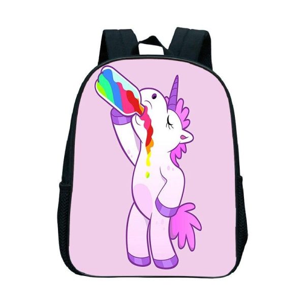 cartable licorne coloré