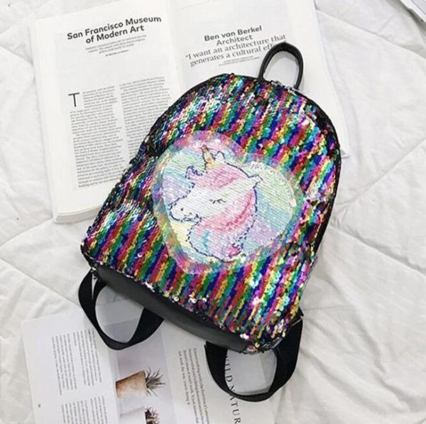 cartable licorne amour mosaïque