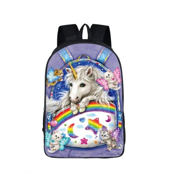 cartable licorne chat fille