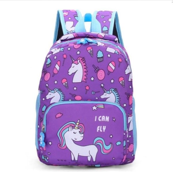cartable licorne CP violet