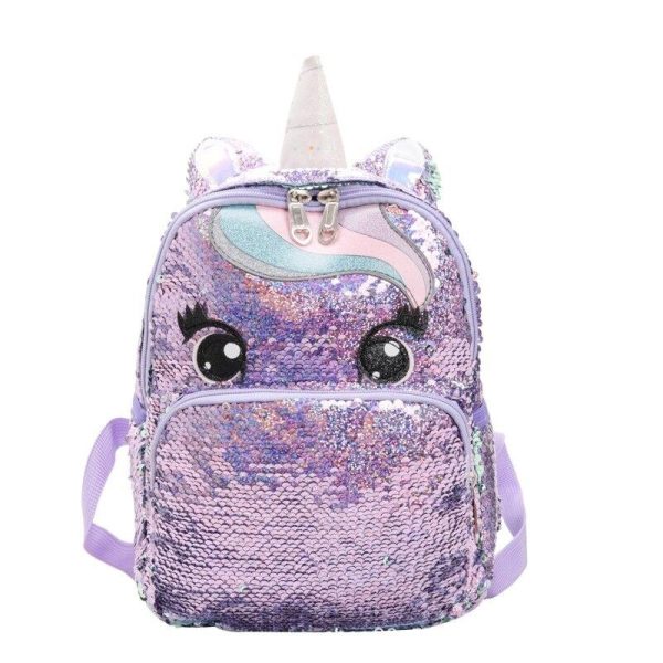 cartable licorne violet