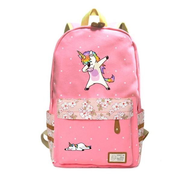 cartable licorne rose pour l'école primaire