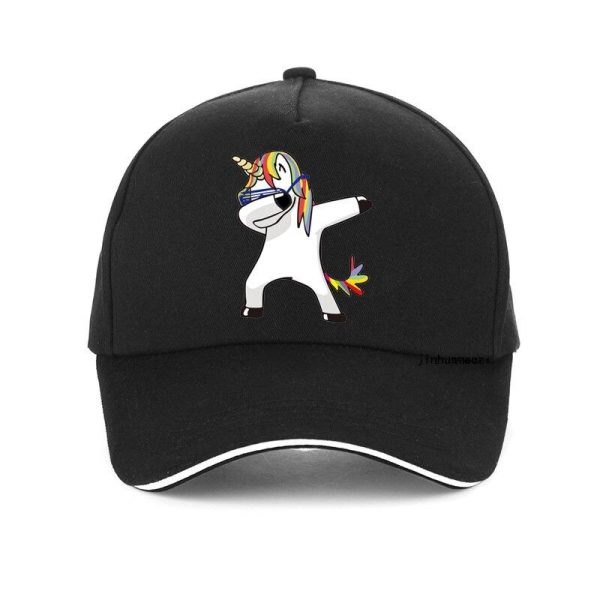 casquette licorne dab noir