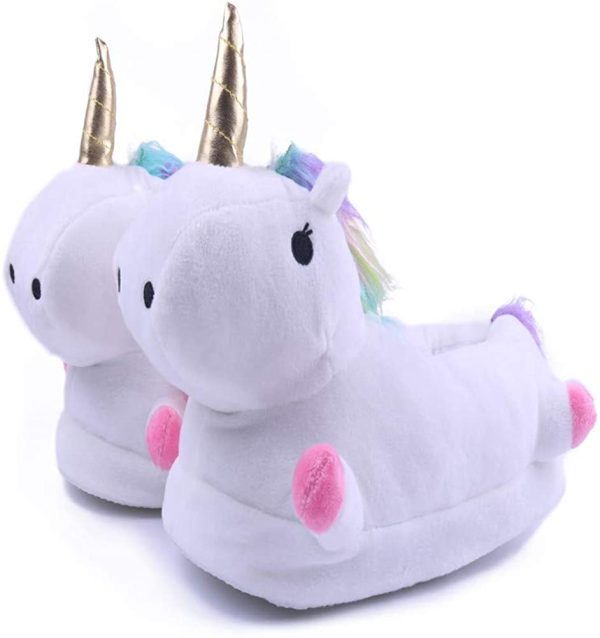 chaussons licorne adulte