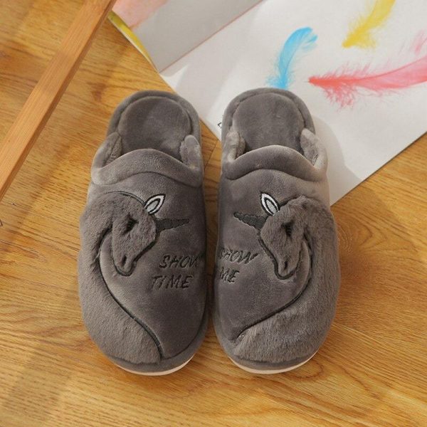 chausson licorne noir