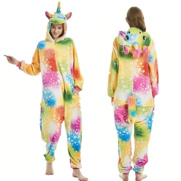 combinaison licorne colorée femme