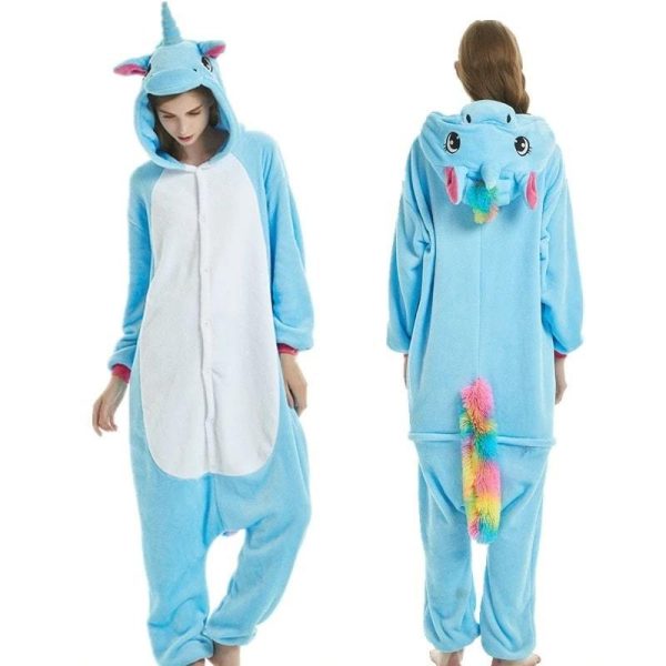combinaison licorne femme bleue