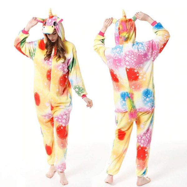 combinaison licorne femme multicolore