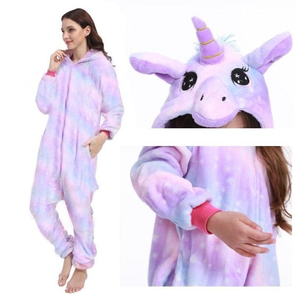 combinaison licorne pyjama femme