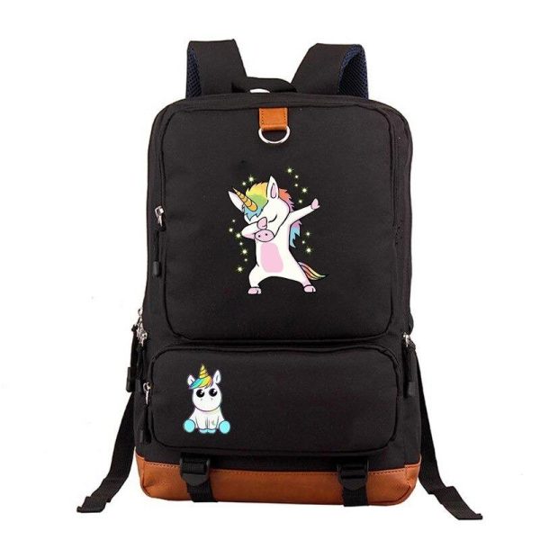 Cartable Licorne Grand Format Noir