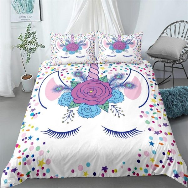 housse de couette licorne fillette