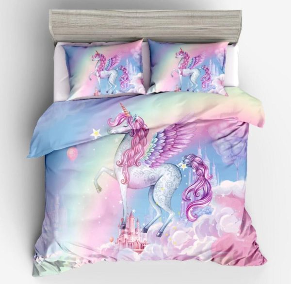 housse de couette licorne royaume
