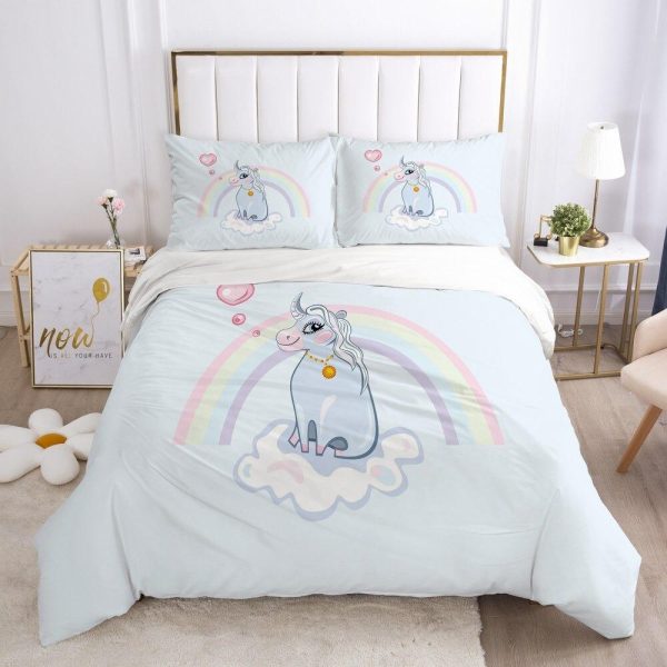 housse de couette licorne cochon
