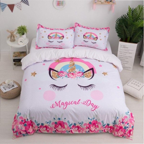 housse de couette licorne Déesse Magique