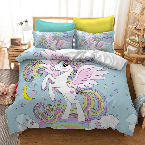 Housse de Couette Licorne Petite Lune