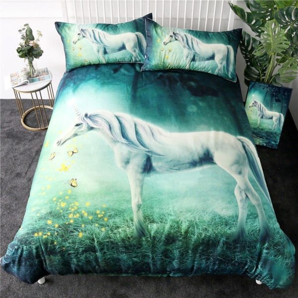 Housse de Couette Licorne Cheval Blanc