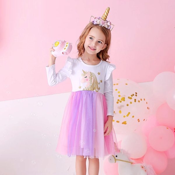 robe licorne tutu pastel