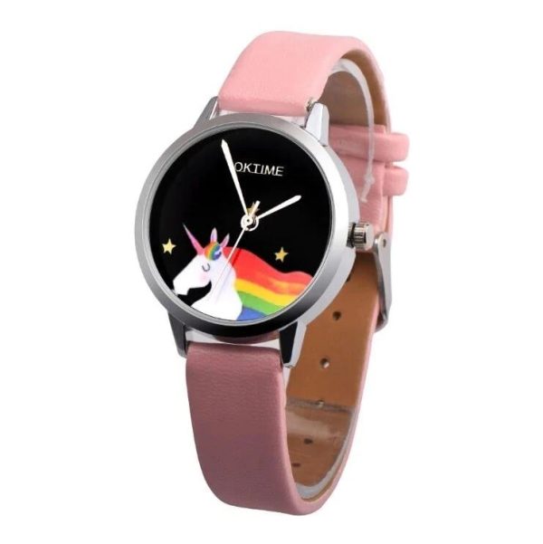 Montre Licorne Rose