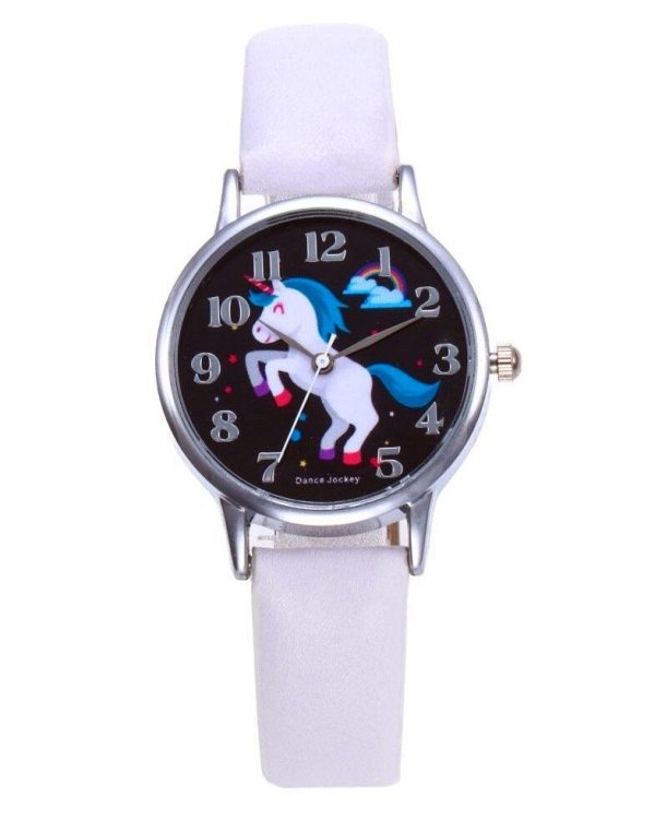 montre licorne garçon blanc