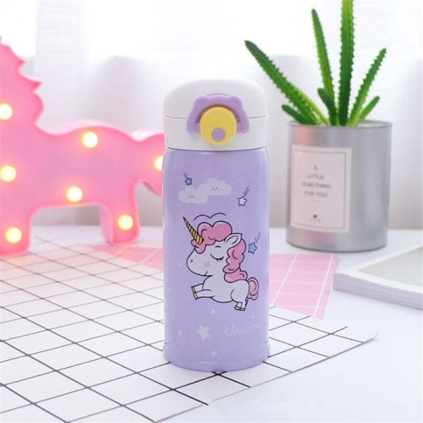 mug isotherme licorne violet