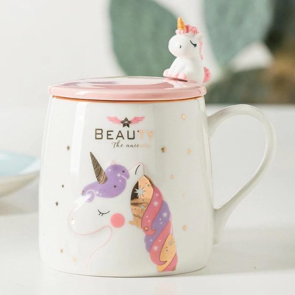 mug licorne paillette