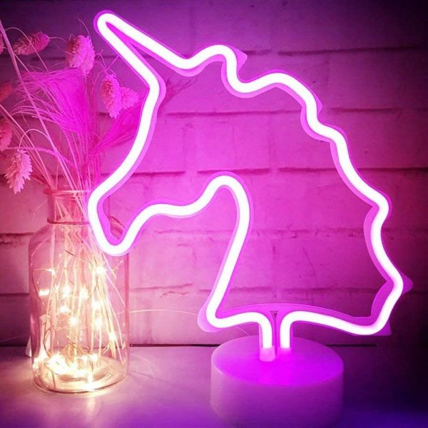 lampe néon licorne