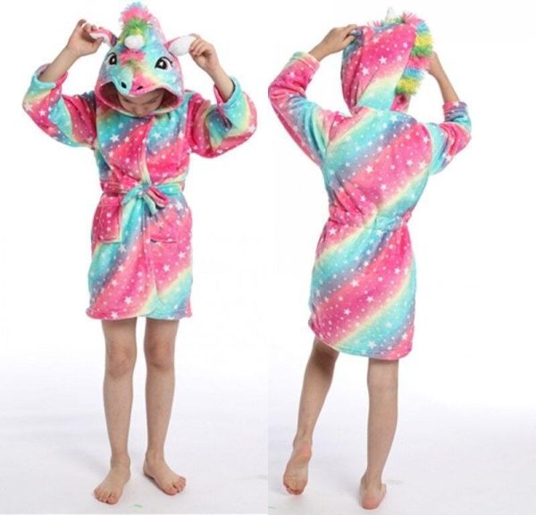 peignoir licorne ado fille