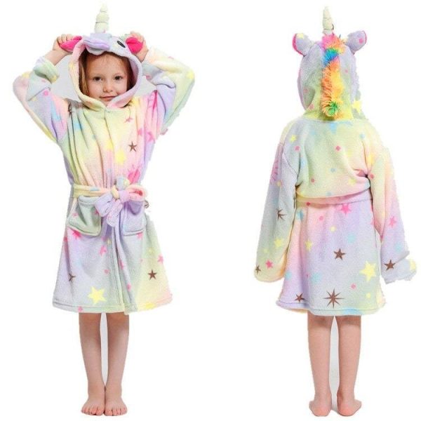 Peignoir Licorne Fille Étoile