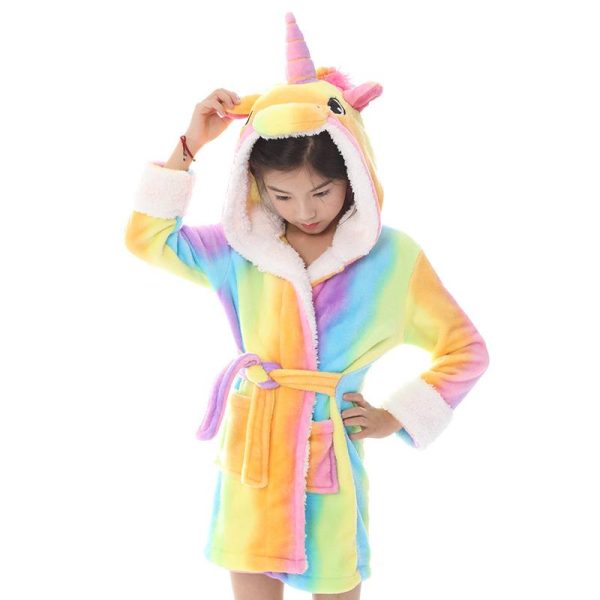 peignoir licorne fille