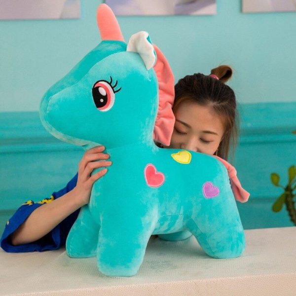 image peluche licorne verte
