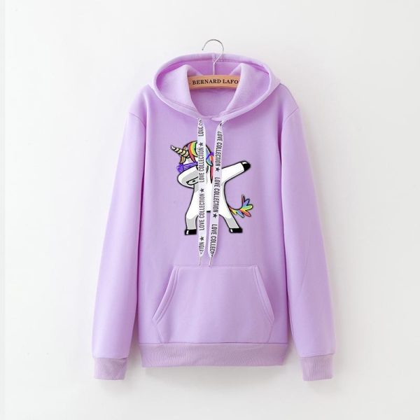 pull licorne violet