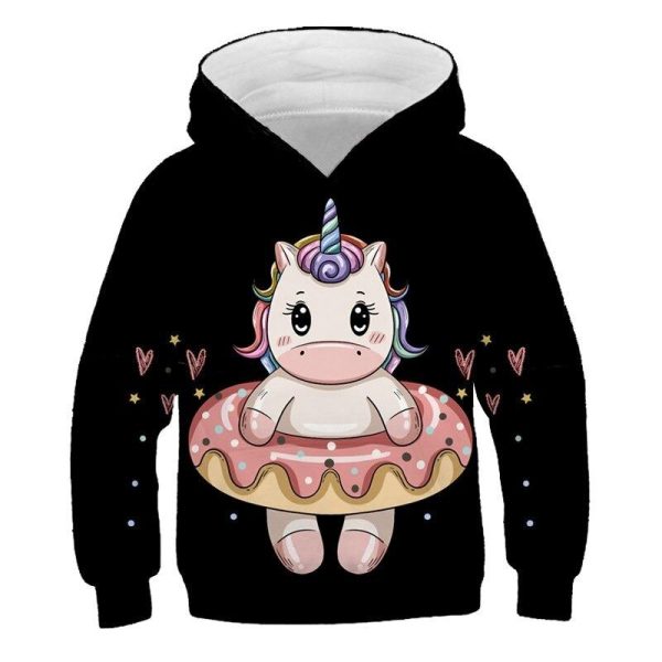 pull licorne décontracté enfant