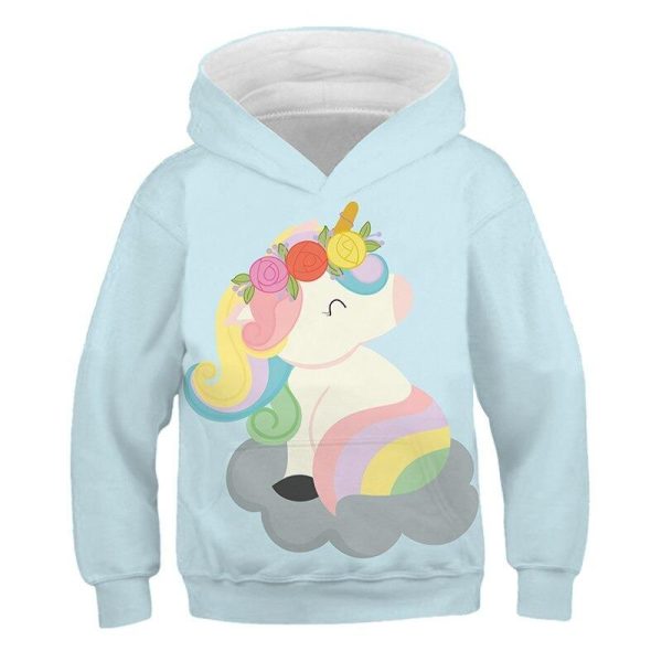 image pull licorne fleuri