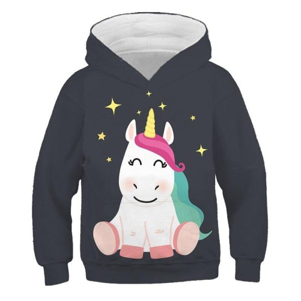 pull licorne kawaii en action