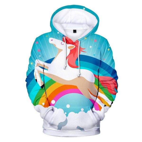 Pull Licorne Oversize en coton et spandex