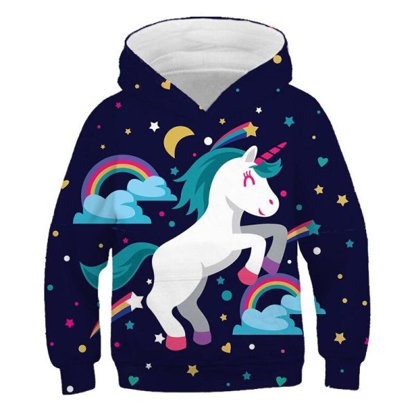 Pull Licorne qui Galope en action