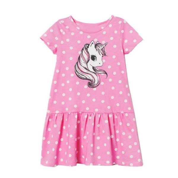 robe licorne fille nuit d'été
