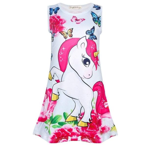 robe licorne enfant petit poney
