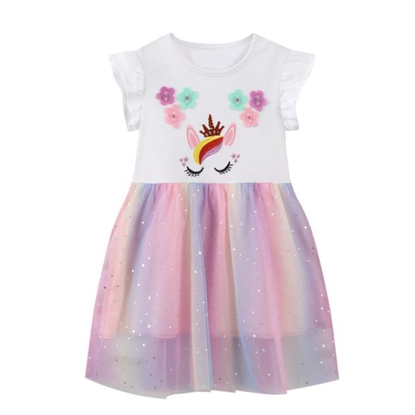 robe licorne princesse tendance