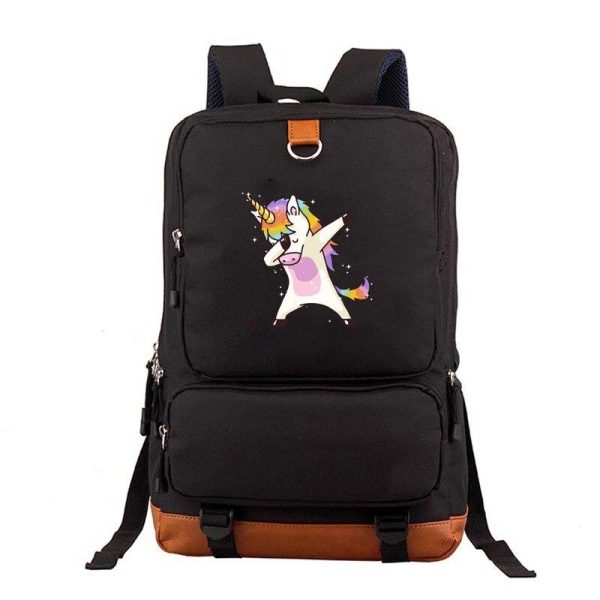 cartable licorne adulte noir