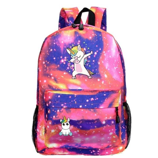 cartable licorne école galaxie