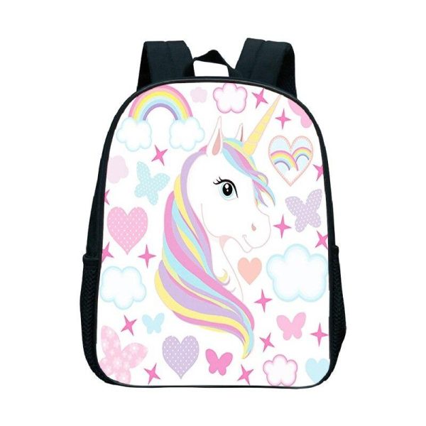 cartable licorne fille unicorne en détail