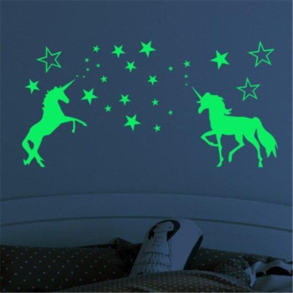 Sticker Licorne Phosphorescent lumineux
