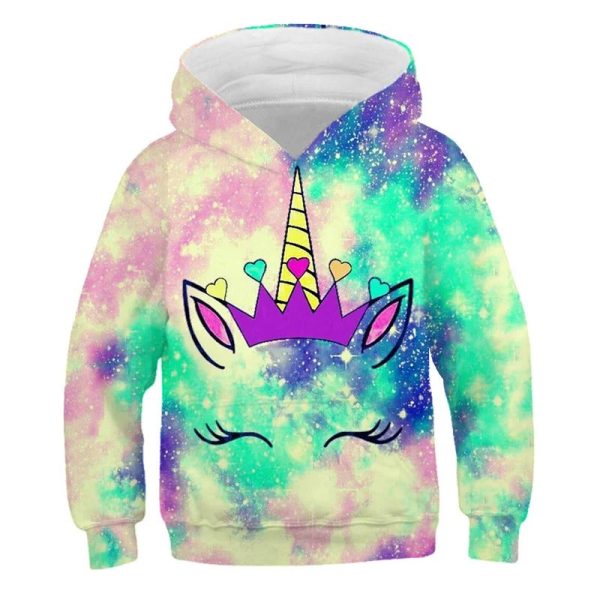 sweat licorne fille princesse