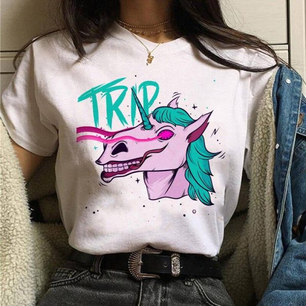 t-shirt licorne besoin de vacances